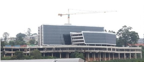 The near complete ESASCCO building in Mbabane